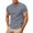 Gray, variant on HUANBAI Men's Casual T Shirts For Sports Breathable And Short Sleeve Tees For Spring And Summer Activities Loose Fit Design For Comfort