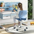 thumbnail image 2 of Giantex Kids Desk Chair, Adjustable Swivel Chair for Children, Armless Mesh Task Student Study Chair w/Lumbar Support & Adjustable Height, Rolling Computer Chair, Blue, 2 of 8