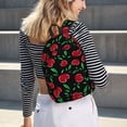 thumbnail image 7 of Balery Cherry Vintage Canvas Backpack for Men and Women - Large Capacity, Durable Travel Laptop Bag for School, Work, Hiking, and Outdoor Activities, 7 of 7