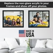 100 Sheets Frame-Grade Acrylic Replacement for 8.5x11 Picture Frame, Replacement Acrylic for 8.5x11