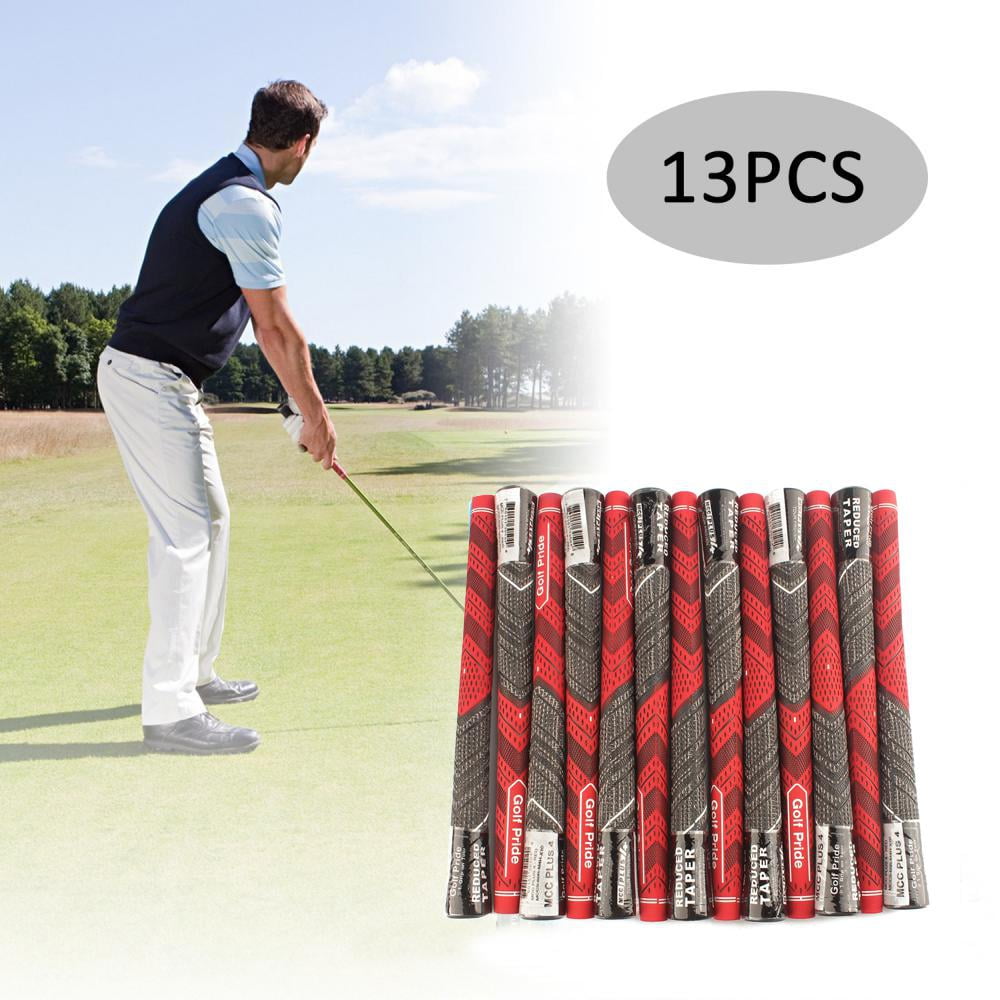 Golf Club Grips 13 Pack Standard High Traction Golf Club Grips,Red