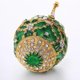 thumbnail image 3 of Joyero con forma de huevo de Fabergé de Pascua esmaltado con cristales, anillo y pendientes, estuche ruso, 3 of 4