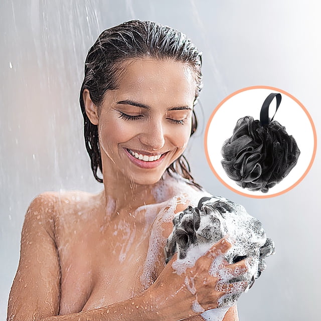 LSLJS Bath Shower Sponge Exfoliating Mesh Brush Bath Shower Sponge Clean, Home Accessories