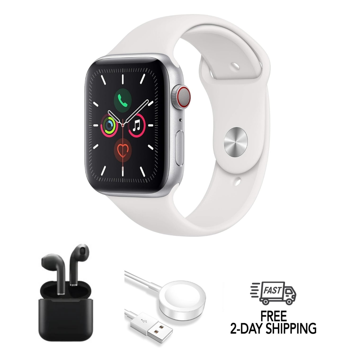 Apple Watch - Apple watch series 5 セルラー care加入 silver Refurbished Apple Watch Series 5 in Refurbished Apple Watch