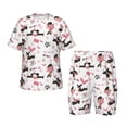 thumbnail image 1 of Fotbe Dachshund Dog Puppy Pijama Estampada de 2 Piezas para Niños – Ropa de Dormir de Manga Corta Cómoda para Niños y Niñas, Camiseta y Shorts de Algodón-4X-Large, 1 of 6
