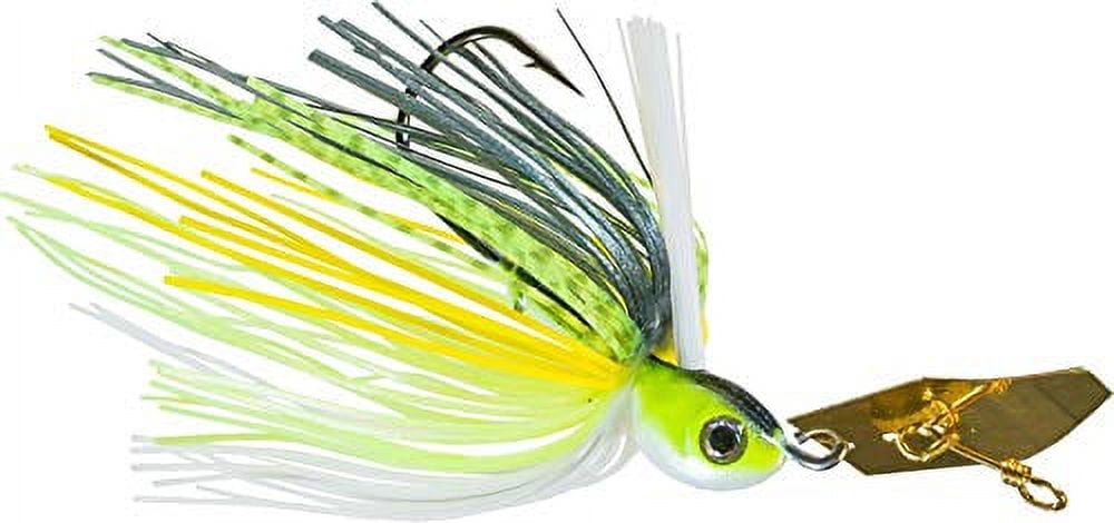 Z-Man Pro ChatterBait, 3/8 Oz, Chartreuse Sexy Shad - Chatterbait Fishing Lure