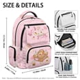 thumbnail image 4 of Bulopur Pink Axolotl Kids Backpack for Girls, Cute School Bag Lightweight/Breathable/Durable/Waterproof Multi-Pocket Book Bag for Kids 6-12 Back to School, 4 of 7