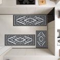 thumbnail image 4 of IsecretJoy Washable Kitchen Rugs Sets of 3, Non Slip Kitchen Mats for Floor Waterproof & Stain Resistant Runner Rug for Kitchen, Laundry Room, Hallway, 4 of 11