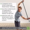 thumbnail image 3 of Elastic Stretching Strap With Loops For Resistance Stretch Assist On Leg, Hamstring - grey, 3 of 5