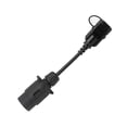 thumbnail image 3 of EU to US Trailer Light Converter 7 Pin Round Adapter European Trailer to 4 Pin Flat Socket Vehicle Tow Hitch Wire Plug, 3 of 5