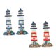 thumbnail image 5 of unbranded 4Ud Faros Decorativos De Resina De Detallado Para Ambiente Y Eventos, 5 of 8