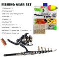 thumbnail image 4 of Full Fishing Equipment Set with Soft Lures Tackle Hooks Pole Bag Kit Thoughtful Gift for Fisherman, 4 of 5