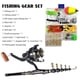 thumbnail image 4 of Full Fishing Equipment Set with Soft Lures Tackle Hooks Pole Bag Kit Thoughtful Gift for Fisherman, 4 of 5