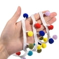 thumbnail image 4 of Uxcell 10 Yards Pom Pom Ball Fringe Trim Ribbon Sewing for DIY Projects Colorful, 4 of 6