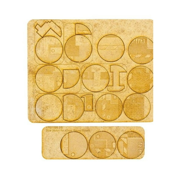 Kromlech Hi-Tech - 40mm Round Base Toppers New