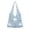 Light Blue, variant on Crochet Mesh Beach Tote Bag for Women, Hollow Out Knit Shoulder Bag, Large Capacity Casual Bag for Shopping & Vacation Light Blue One Size