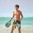 thumbnail image 6 of Amazing World Of Gumball Boys Swim Trunks Quick Dry Swimwear Surfing Bathing Suit Drawstring Elastic Waist With Mesh Lining, 6 of 7