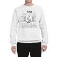 thumbnail image 2 of Wild Bobby,I Have Two Titles Dad and Step Dad Rock Them Both Step Dad Gift, Father's Day, Unisex Crewneck Graphic Sweatshirt, White, 2XL, 2 of 3