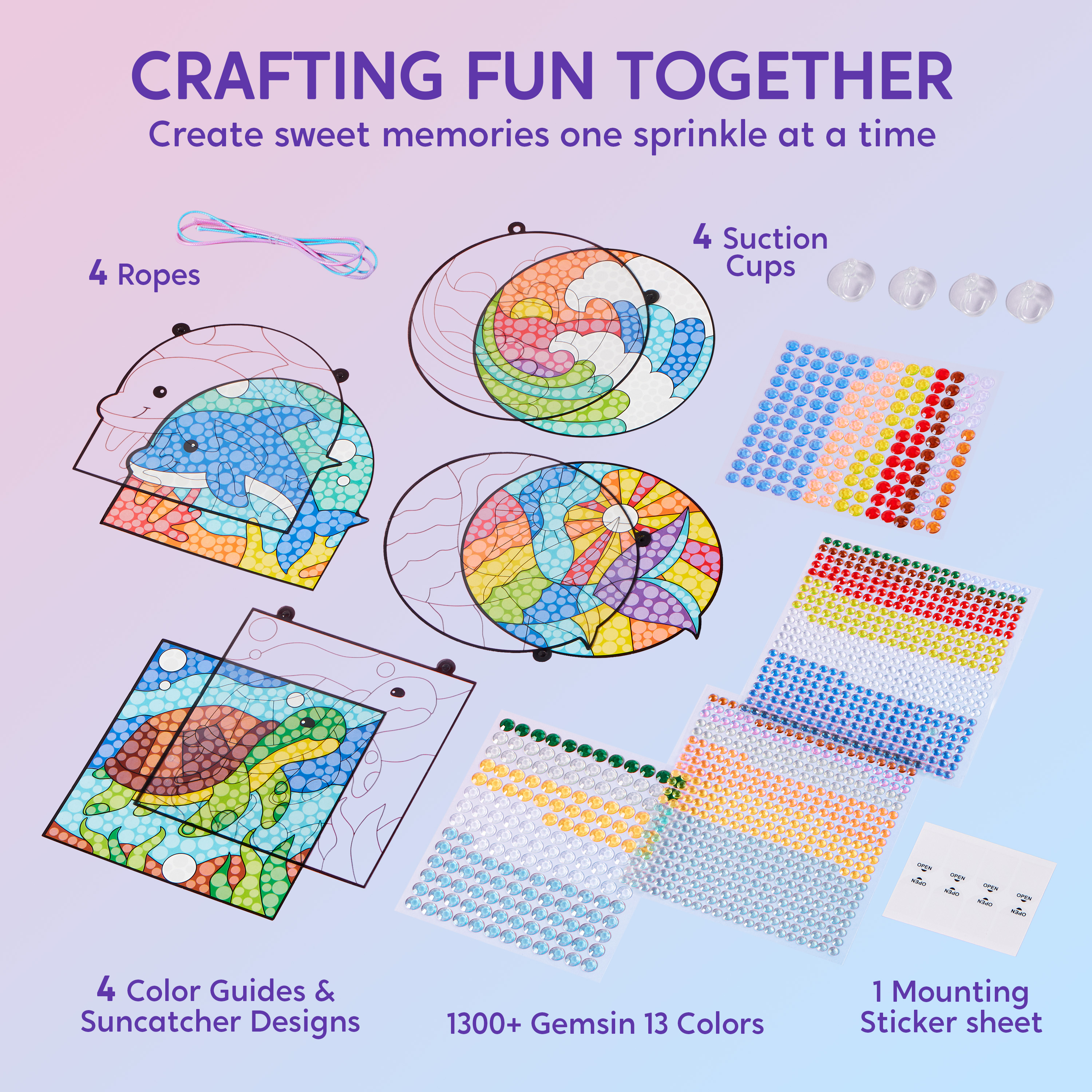 Joyfy Sea Creature Suncatcher Art & Craft Kit photo 4