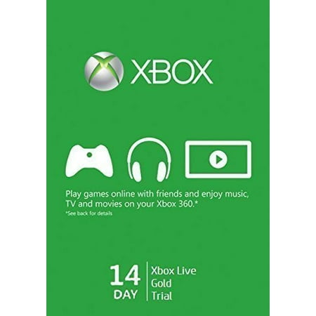 Microsoft Xbox Live 14 Day Code (Best Itunes Voucher Deals)