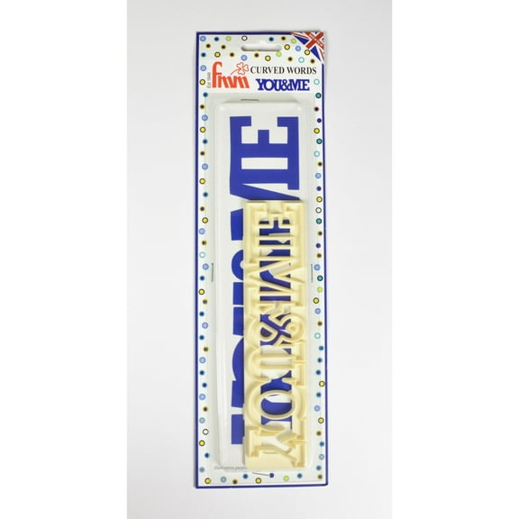 FMM You & Me Curved Words Cutter