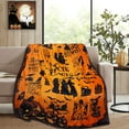 thumbnail image 5 of Witch Blanket Halloween Throw Blankets for Women Witch Flannel Fleece Blankets for Couch Sofa Bed Chair Decor Halloween Decorations Blanket 50x60in, 5 of 6