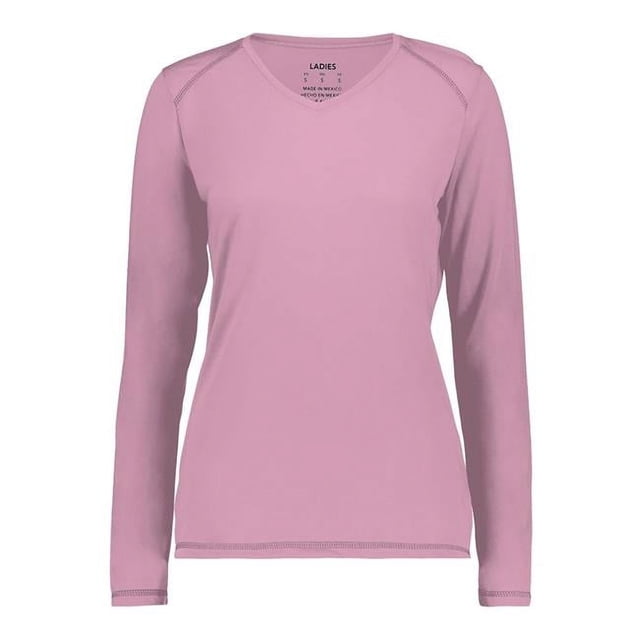 AUGUSTA SPORTSWEAR LADIES SUPER SOFT-SPUN POLY LONG SLEEVE TEE