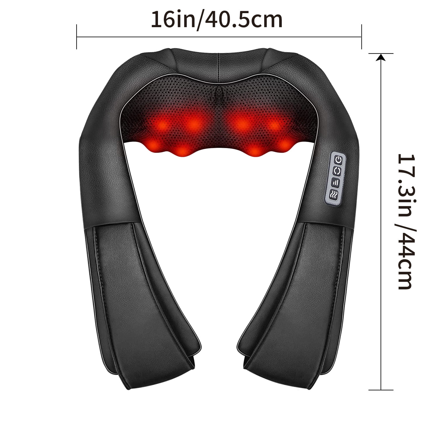 Ikristin Shiatsu Neck Massager with Heat, Kneading Massage for Neck, Back & Shoulder Muscle Relief, Gift for Women Men Mom Dad, Father's Day Mother's Day Christmas