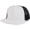 White White, variant on Armycrew Oversize 2XL Blank Plain Structured Mesh Back Flatbill Snapback Cap