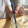 thumbnail image 5 of 12 PCS Reusable Plastic Straws for Tumblers, Hard Plastic Drinking Straws with Stopper Rings, BPA-Free Colorful Smoothie Straws for Party Supplies, 9 Inch D, 5 of 6