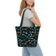 thumbnail image 2 of Fotbe Little Fish Skeleton Bolsa de Playa con Estampado, Bolsa de Hombro, Bolsa de Mano Espaciosa, Bolsa de Viaje Ligera, Bolsa de Compras Versátil, 2 of 6