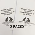 thumbnail image 3 of PAPAW'S GARDEN SUPPLY LLC. HELPING THE NEXT GENERATION GROW! Gustus Hybrid Brussels Sprouts 25 Seed Ct, 3 of 7