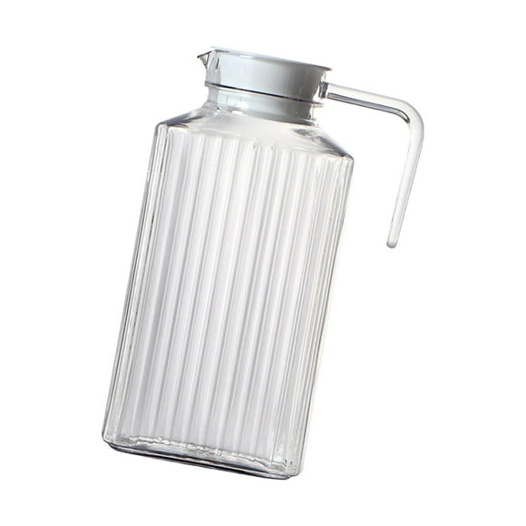 Water Pitcher Acrylic Pitcher Shatterproof Heat Resistant Juice Jug Fruit Juice Milk Pitcher for Lemonade Juice Iced Tea Milk 2L