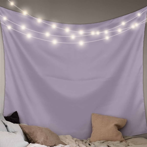 Purple Solid Color Tapestry for Bedroom Wall Hanging Tapestry, Aesthetics Contemporary Luxury Ceiling Backdrop Tapestries Poster Blanket Wall Decor for Teens Room Living Room Dorm 59" x 79"
