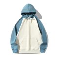 thumbnail image 2 of WEAIXIMIUNG Mama Sweatshirt Plus Size 4X Womens Casual Long Sleeve Solid Knitting Ribbed Print Hoodie Sweatshirts with Pocket Matching Color Sweatshirts, 2 of 5