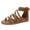 Brown, variant on LEEy-World Sandals Women Womens Summer Sandals Air Cushion Flip Flops Casual Indoor Arch Support Shoes Classic Leather Dress Beach Comfort Walking Slides