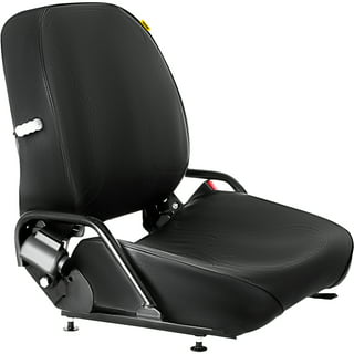 Black Vinyl Seat with Fold-Down Back Cushion 355202BK Fits ZTRs