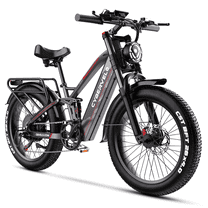 26“ Electric Bike for Adult,5000w Peak,up 150 Miles 52V 40Ah Battery Ebike,26" x 4.0 Fat Tire Adult Electric Bicycles for All Terrain,Electric Mountain E-Bike,UL Certified Commuter Ebikes, 7-Speed