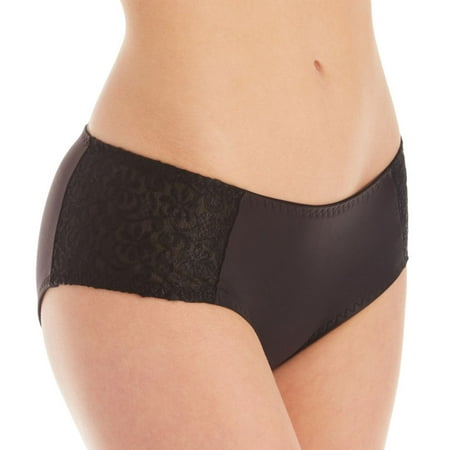 

Women s Carnival 3147 Tuxedo Lace Microfiber Boyshort Panty (Black 2X)