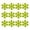 Green*12, variant on 3.15" PEVA Anti-Slip Shower Decals, 12-Pack Decorative Bathtub Safety Stickers with Frosted Texture & Strong Adhesive, for Indoor & Outdoor Wet Surfaces, Hot Tubs & Entryways, Green, By Harlik