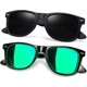thumbnail image 3 of Joopin Gafas de sol cuadradas polarizadas Protección UV Gafas de sol de diseñador de moda Hombres Mujeres, 3 of 5