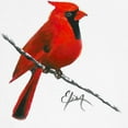 thumbnail image 3 of CafePress - Cardinal (2) Baseball Jersey - Cotton Baseball Jersey, 3/4 Raglan Sleeve Shirt, 3 of 4