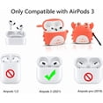 thumbnail image 2 of KOMI Suublg silicone cartoon cute case designed for Airpods 3rd Generation 2021, Airpods 3 shock-proof protective case Wireless Bluetooth headphone case, 2 of 4