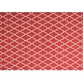 thumbnail image 1 of Ahgly Company Indoor Rectangle Trellis Red Modern Area Rugs, 5' x 7', 1 of 4