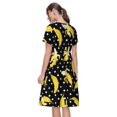 thumbnail image 2 of Bixox Robe d'Été à Manches Courtes pour Femmes Robe Ample Longueur Genou avec Poches-Banane, 2 of 7