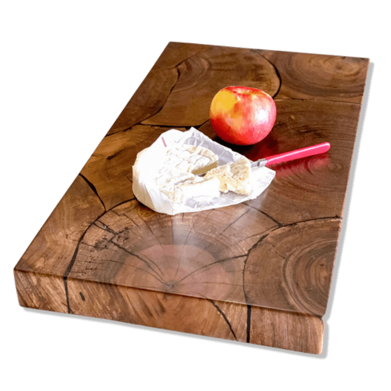 Woodlery Organic Acacia Kitchen Wood Chopping Cutting Butcher Block Board  for Cheese, Meat, Vegetables, Fruit and Salad (Pumpkin Board, 12 x 13 Inch)