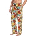 thumbnail image 2 of Xecao Fall Maple Leaves Men's Straight Lounge Pajama Pants: The Ultimate in Comfortable Sleepwear, 2 of 9