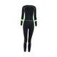 thumbnail image 2 of Traje de neopreno para mujer,Traje de neopreno de cuerpo entero para mujer con cremallera frontal,Traje de neopreno para mujer en agua fría Cómodo,Traje de buceo de manga larga con piel, 2 of 8