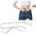 thumbnail image 5 of Waist Tape, Retractable Measure Tap, Body Measuring Tape for Weight Loss, Body Waist Tape with Double Sided Scale, Accurate Measure Tape for Head Hips Legs Women(One Side cm and one inch Scale Tape), 5 of 5