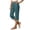 Blue #24, variant on Linen Pants for Women Petite Elastic Waist Capri Pants 2026 Summer Loose Vacation Capris Lightweight Lounge Baggy Trousers with Pockets M